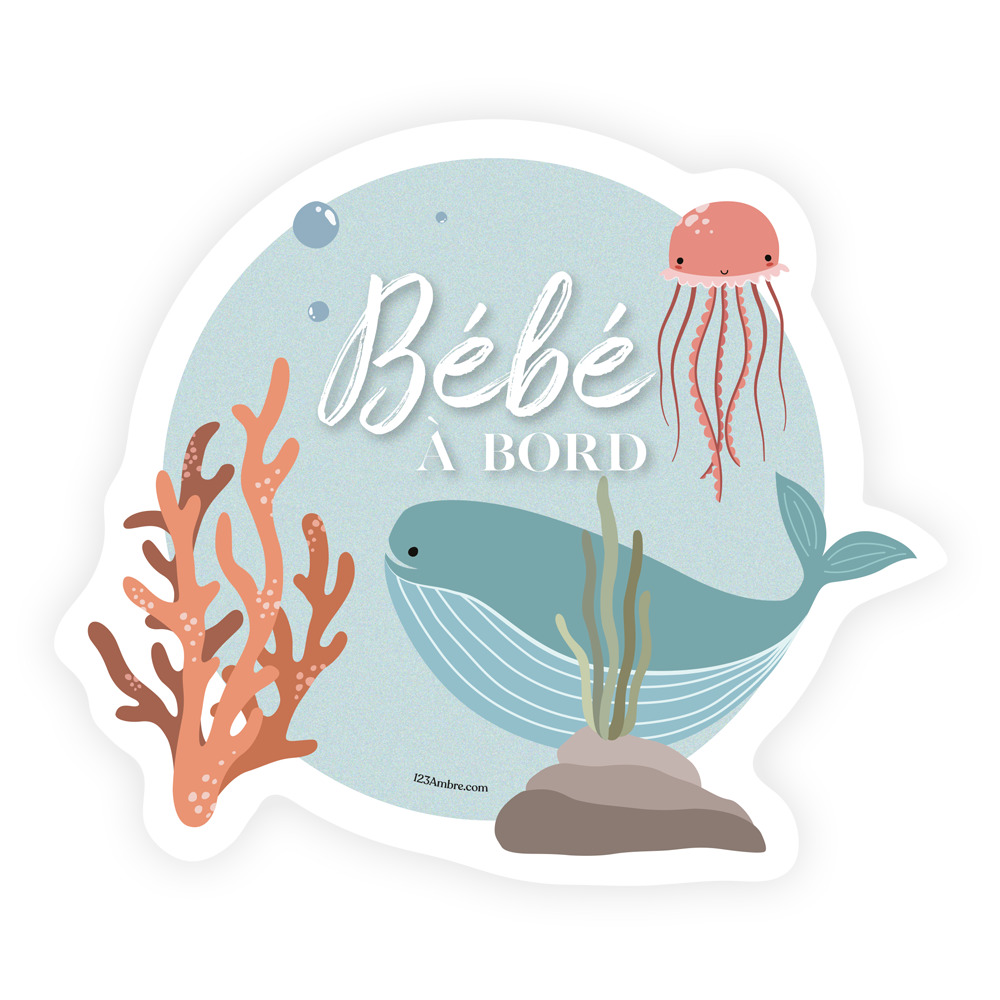 Stickers Bébé à bord ! - Design creation