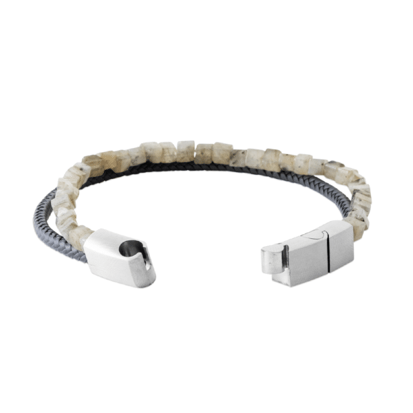 Bracelet Cuir Labradorite