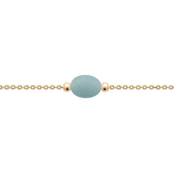 Bracelet Rigel - Plaqué Or et Amazonite