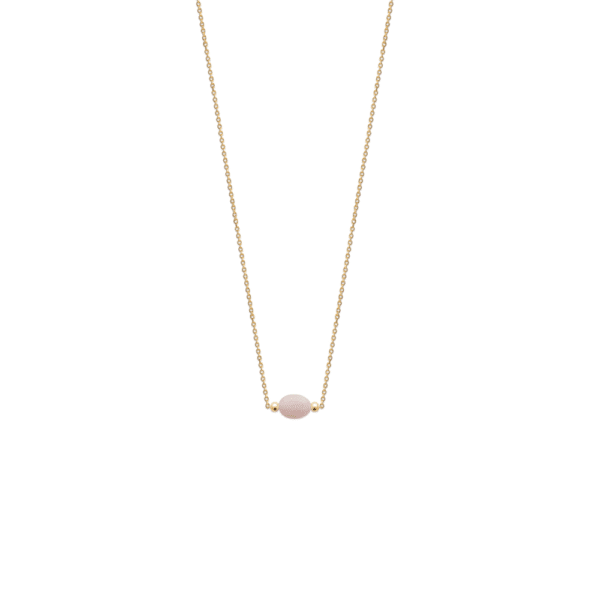 Collier Rigel - Plaqué Or et Quartz Rose